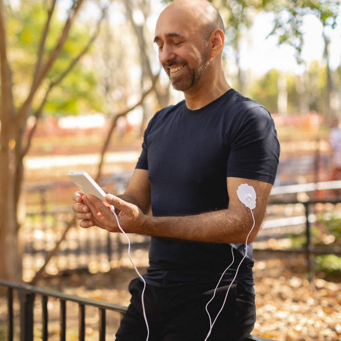 arm pain, muscle recovery, e stim, chronic pain