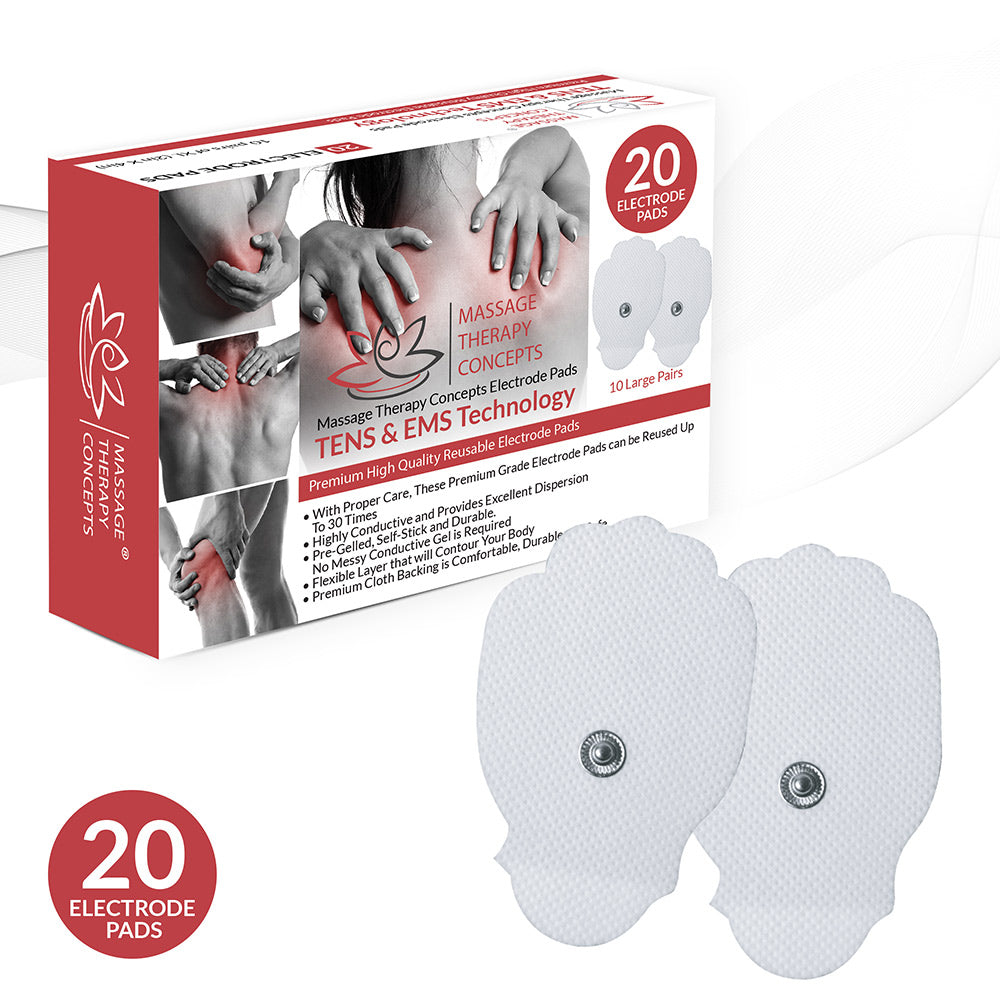 LiteTour 20 Pieces TENS Unit Replacement Pads - Universal 3 LiteTour 20 Pieces TENS Unit Replacement Pads - Universal 3