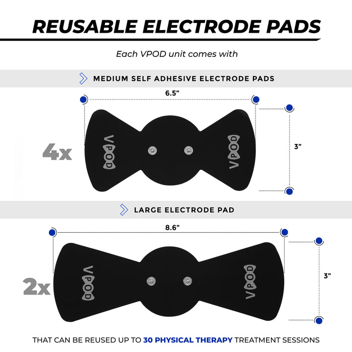 Electric stimulation pad - VPOD - Massage Therapy Concepts - wearable / TENS  / EMS