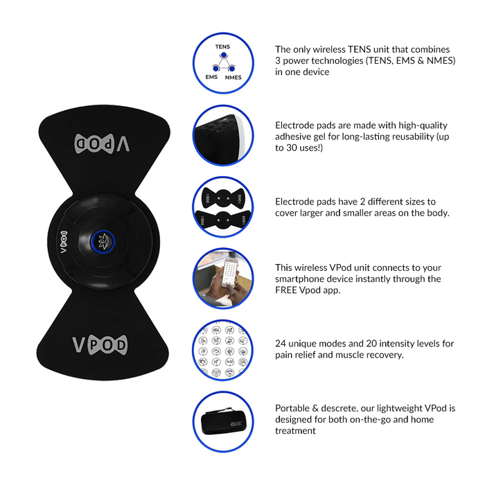 Quality wireless tens unit Designed For Varied Uses 